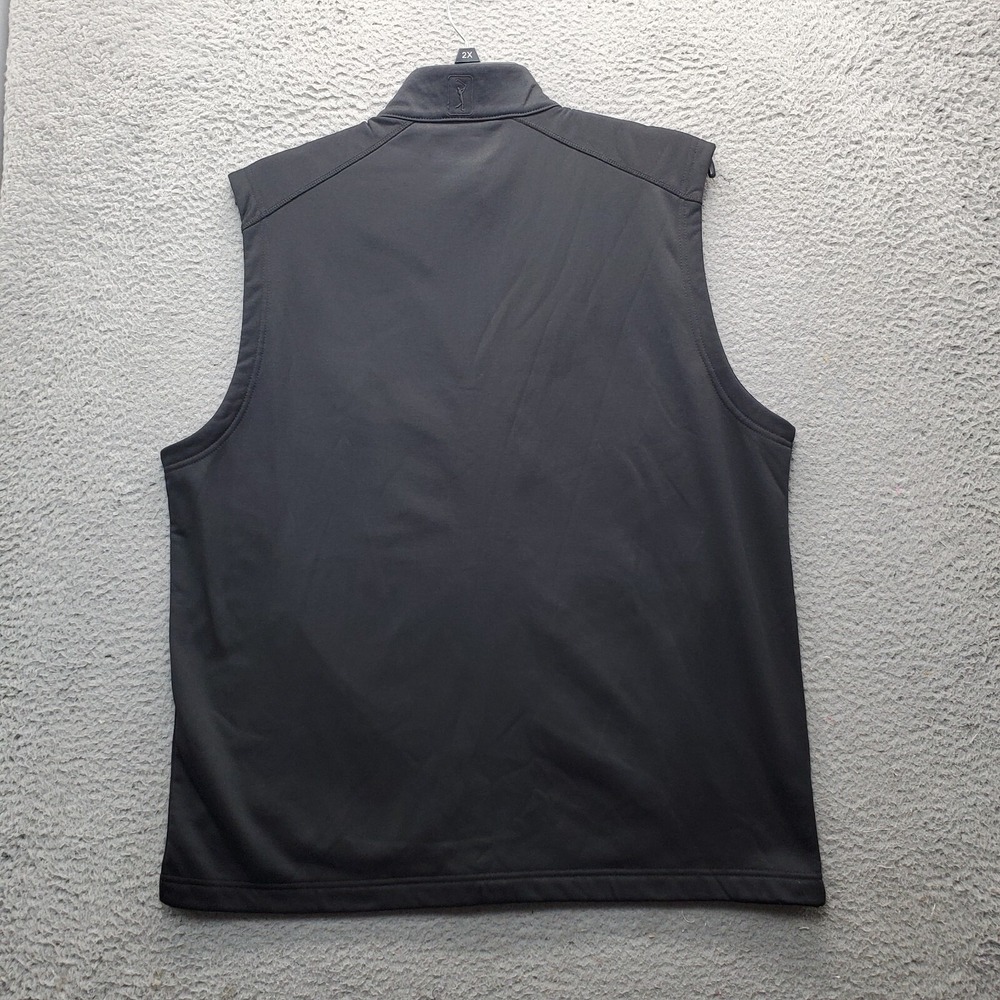 PGA TOUR Vest Womens XL Black Fleece Lined‎ Golf Performance Stretch Full Zipper - Picture 2 of 8